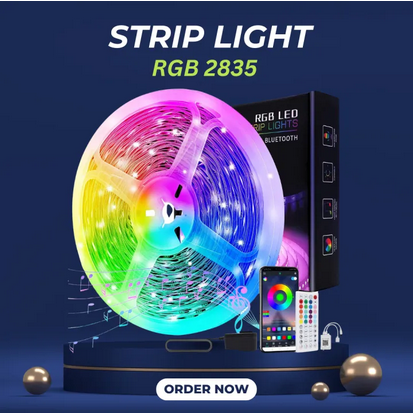 Best Quality 1-20 Meter LED Light Strip TV LED Backlight USB RGB 2835 Color Strip Music Synchronized Color Changing Remote Plus App Control 5Volt Halloween Decorative Night Light Suitable for Home Party Holidays. 