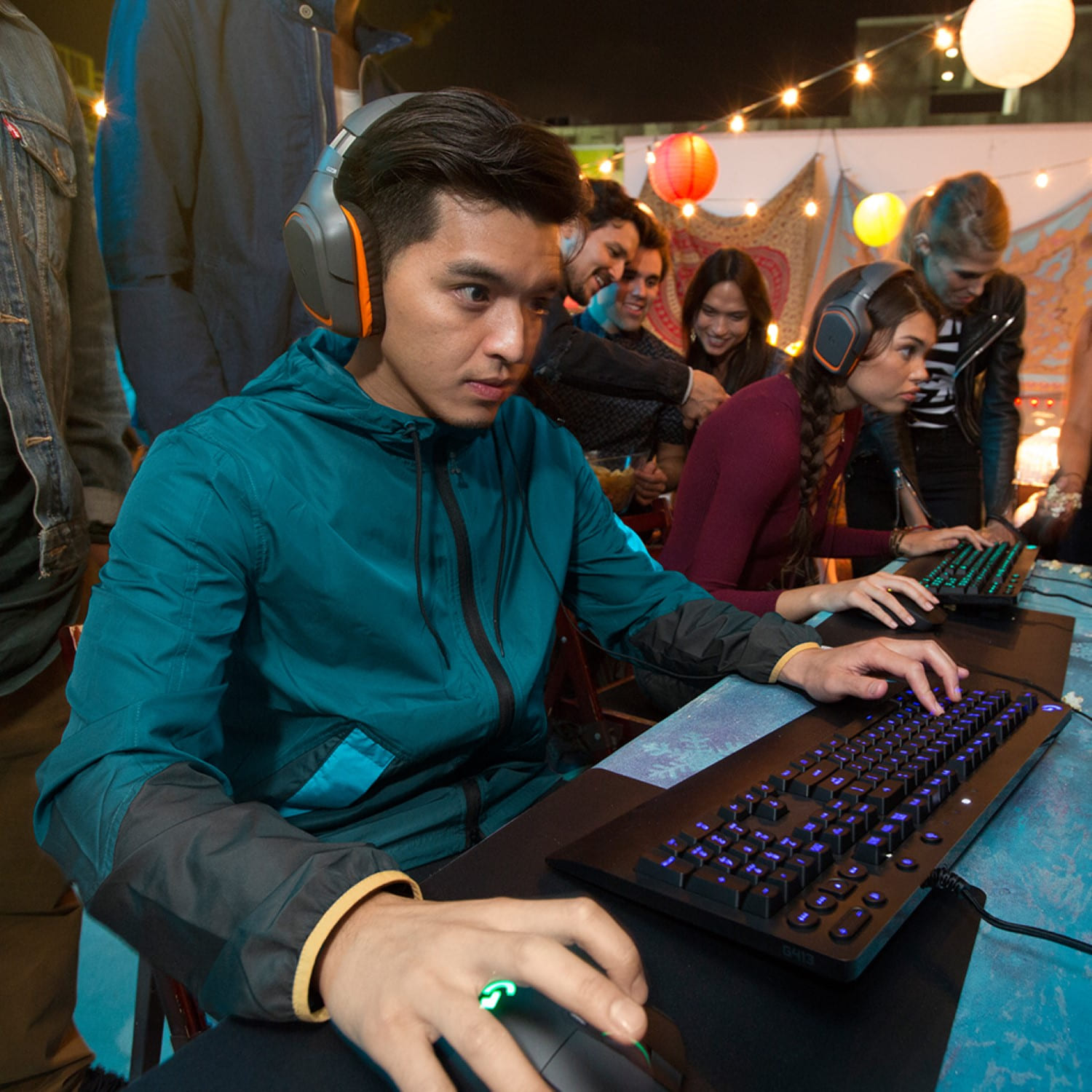 Logitech G213 Prodigy Gaming Keyboard, RGB Backlit, Black. 