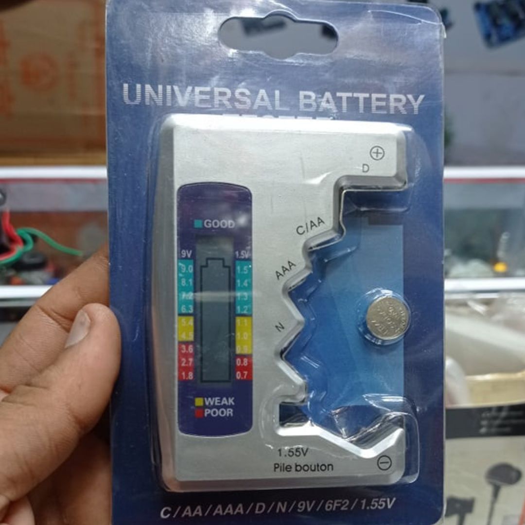 Battery Checker Digital Universal Battery Tester Battery Checker For All Battery C AA AAA D N 9V 1.5V Button Cell Small Mini Batteries Tools Sets. 