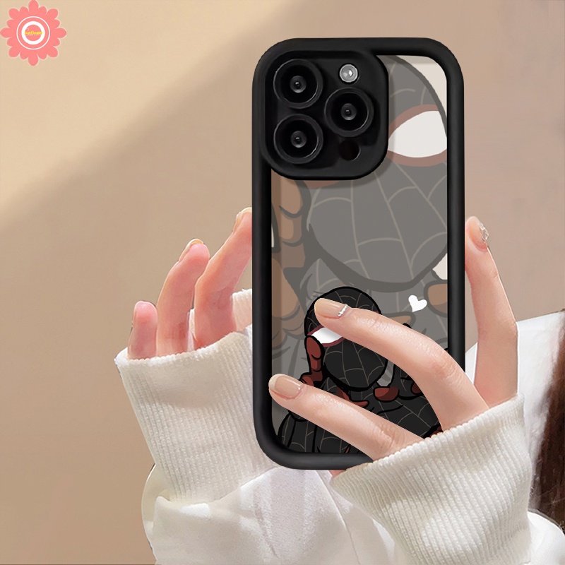 Trendy Brand Spider-Man Case For Realme C53 C67 5i 8i 9i 7i 11 6i 5s C51 C15 C25 C35 C17 C12 C11 C21 C30 C55 C20 C33 C25Y C20A C21Y C31 Narzo 50 N53 20 Cute Angel Eye Soft Case. 