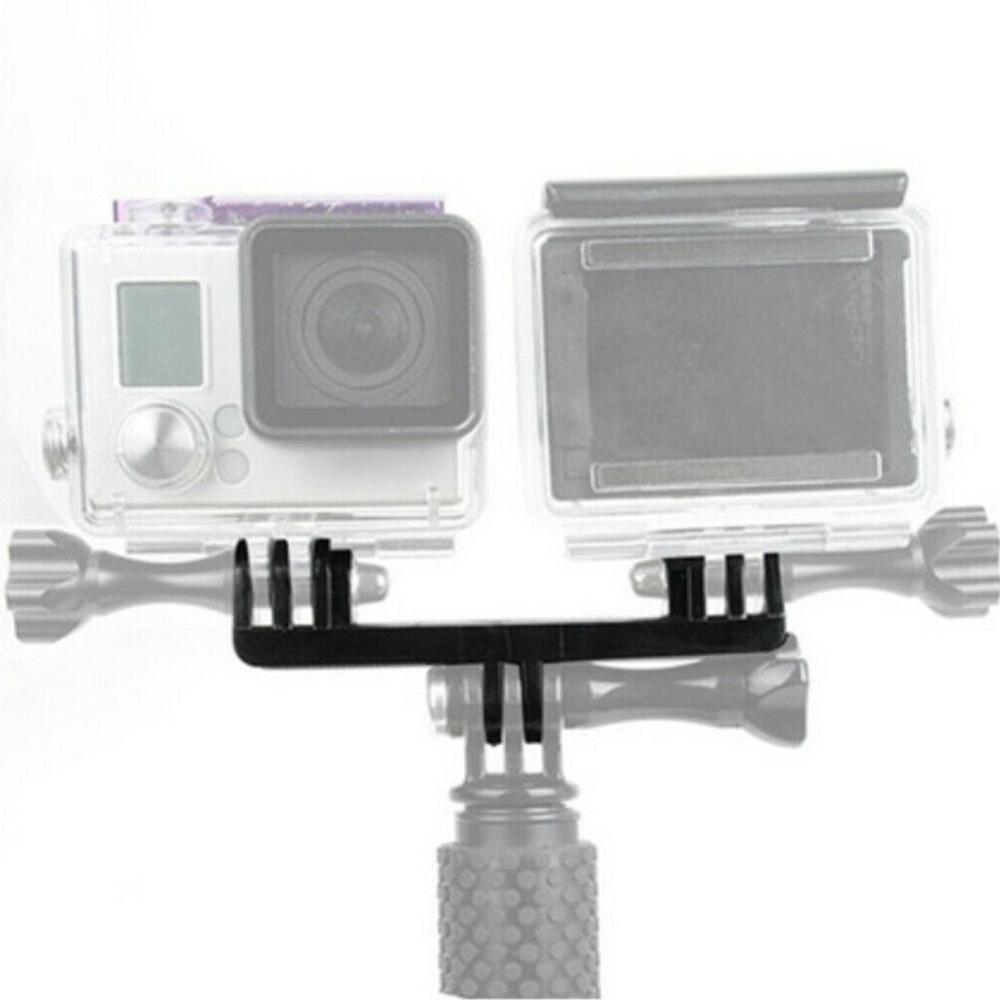 Double Bracket Bridge Dual Adapter Expansion 2 Mount Selfie Connector for GoPro Hero Sport Camera Part. 