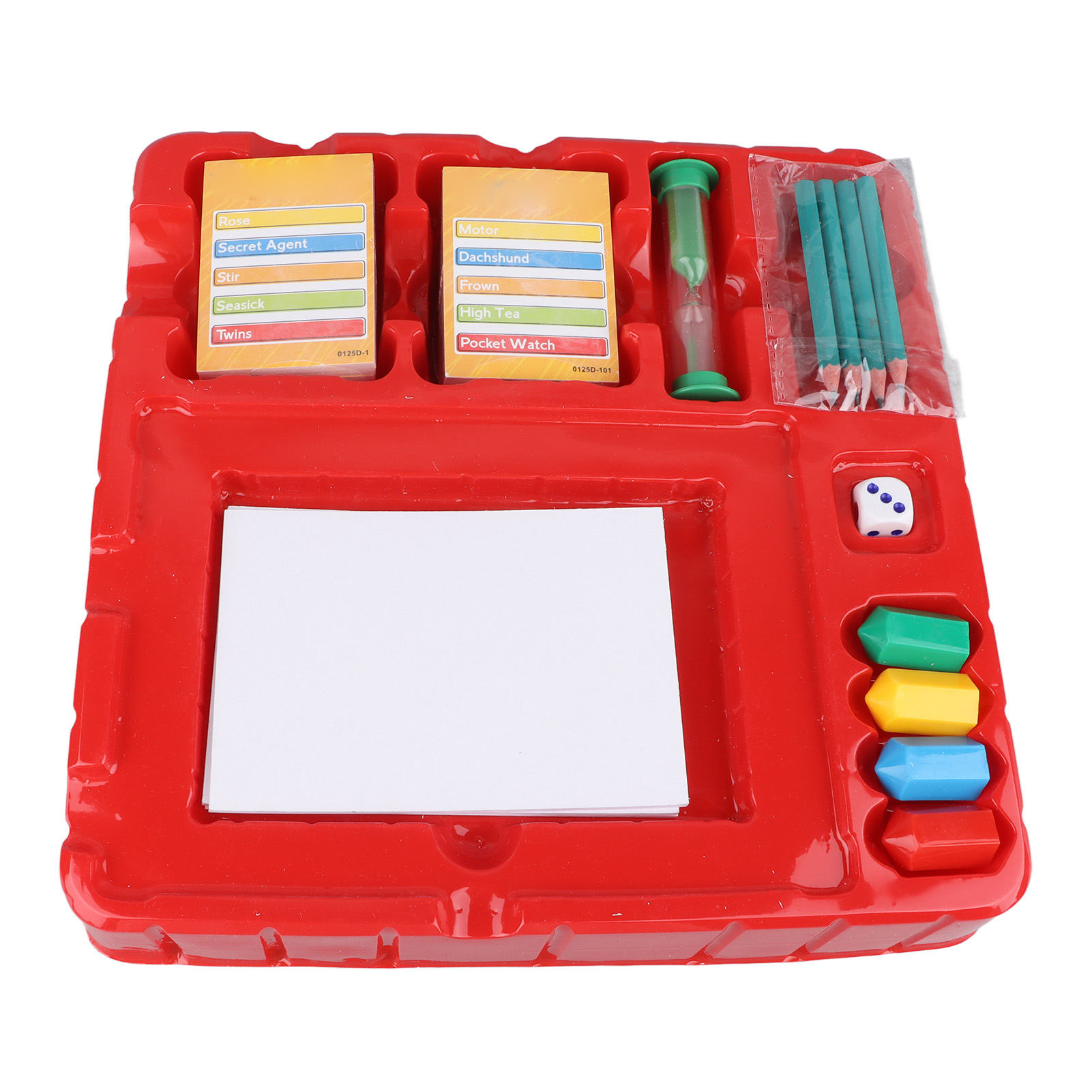 Card Pictionary Board Game Dice Paper Composite Wood Simple Playing Rules Interesting Pictionary Board Game for Amusement Room