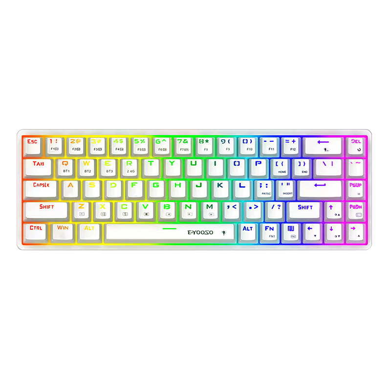 E-YOOSO Z686 Compact Mechanical Keyboard with Customizable RGB Backlit. 