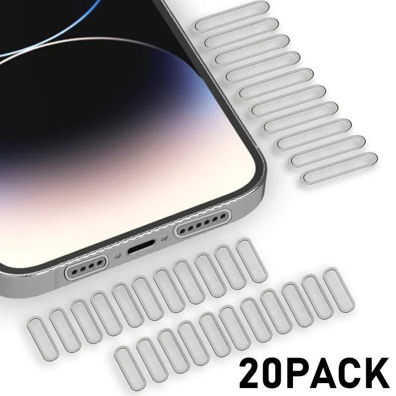 Universal Mobile Phone Dust Filter Speaker Protector Sticker Dustproof Net for iPhone ios Micro USB Type C Mesh Film Dust Plug. 