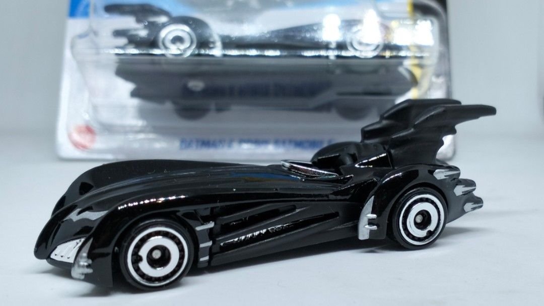 Hot Wheels 2024 Release (Mainline) Batman & Robin Batmobile, Scale - 1:64. 