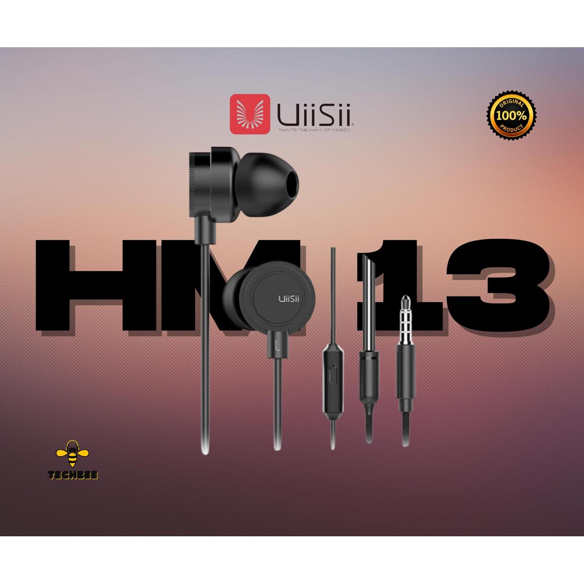 UiiSii HM13 PISTON IN EAR HEAVY BASS METAL EARPHONE