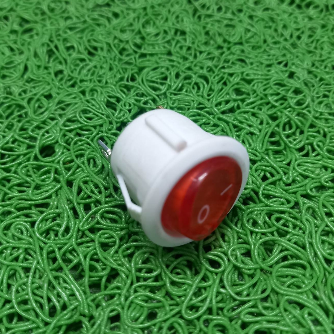 3Pcs WHITE BLACK Color 3 Pin KCD1 Rocker Switches AC 250V 10A 3Pin On Off Full Illuminated Neon RED Indicator SPST Power Switch For Auto Car Boat IPS UPS. 