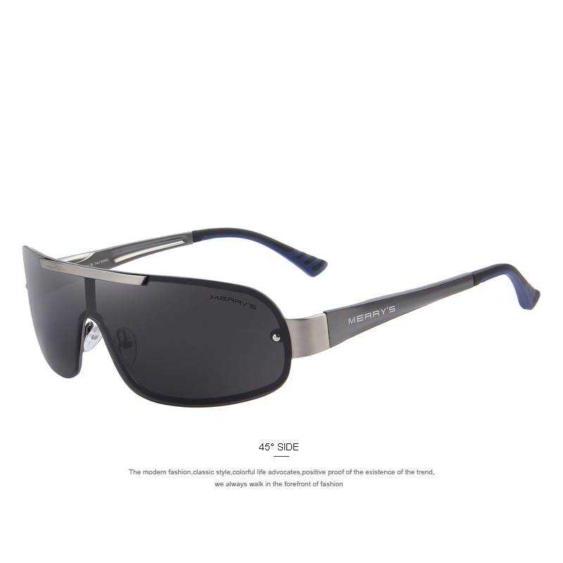 MERRY'S Fashion Classic Polarized Sunglasses Men Brand Designer HD Goggle Men's Integrated Eyewear Sun glasses UV400 S'8616. 
