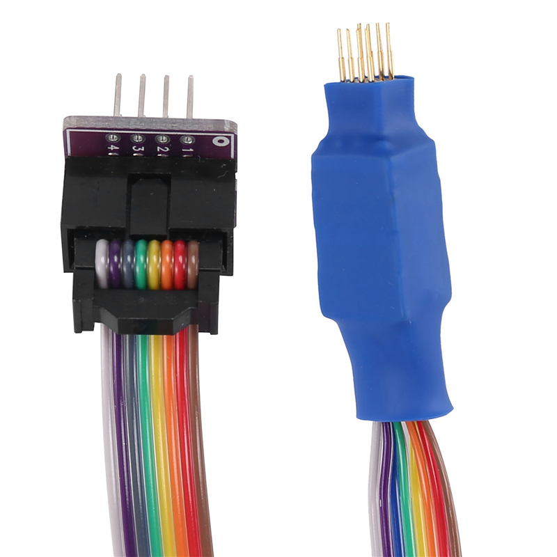 SOIC8 SOP8 Test Clip Probe Line for EEPROM 93CXX/25CXX/24CXX Circuit Programming on USB Programmer TL866 RT809H(A). 