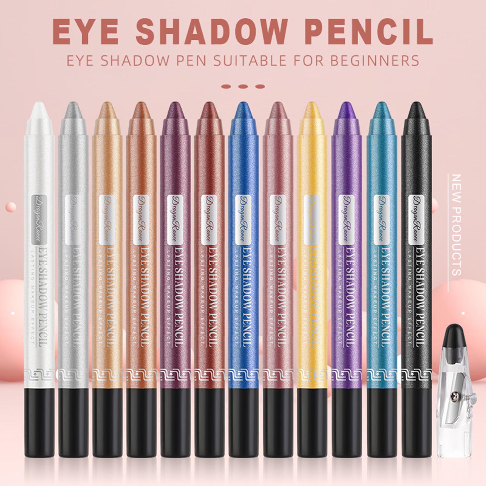 Ethereon Eyeshadow Persistent Effect Stick Rotary Glowing Eye Shadow Pencil. 
