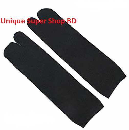 পা মোজা Islamic black socks (1 pair ) পর্দানশীল মেয়েদের পা মোজা (কালো) ১ জোড়া. 