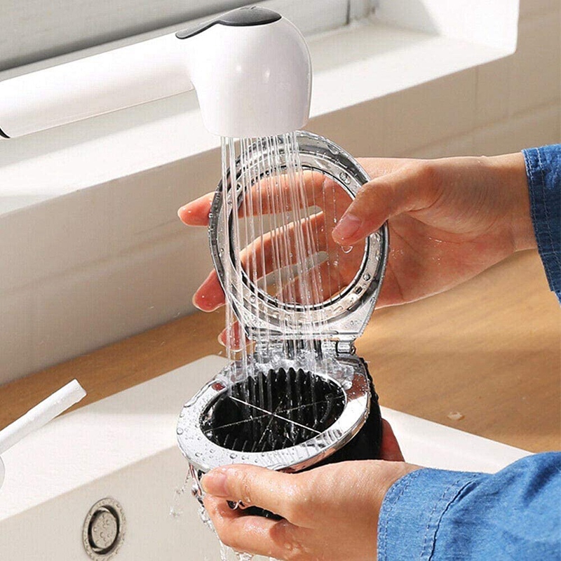 Egg Slicer for Hard Boiled Eggs, Egg Heavy Duty Cutter Duty Slicer Kitchen Tools Garnish Slicer, 3 Slicing Styles
