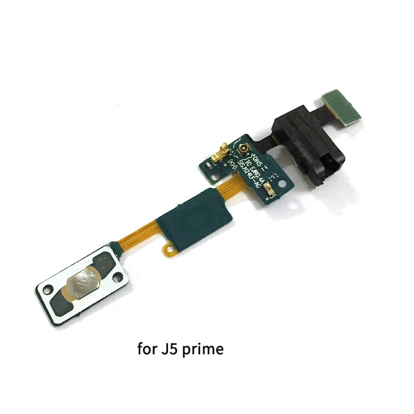 For Samsung Galaxy J7 Prime On7 G610F J5 Prime On5 G570F Home Button keypad Sensor Audio Jack Headphone Flex Cable Repair Parts. 