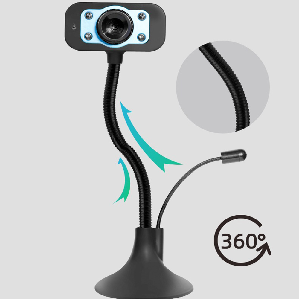 New Webcam 480P 720P 1080P HD Camera with External Microphone for Computer PC Laptop Desktop Digital USB Video Camera Web Cam. 