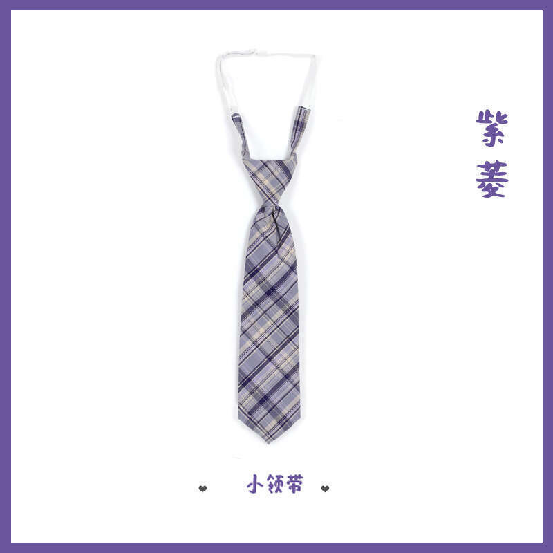 Ziling JK plaid Japanese student class uniform girl pleated half skirt high temperature. 