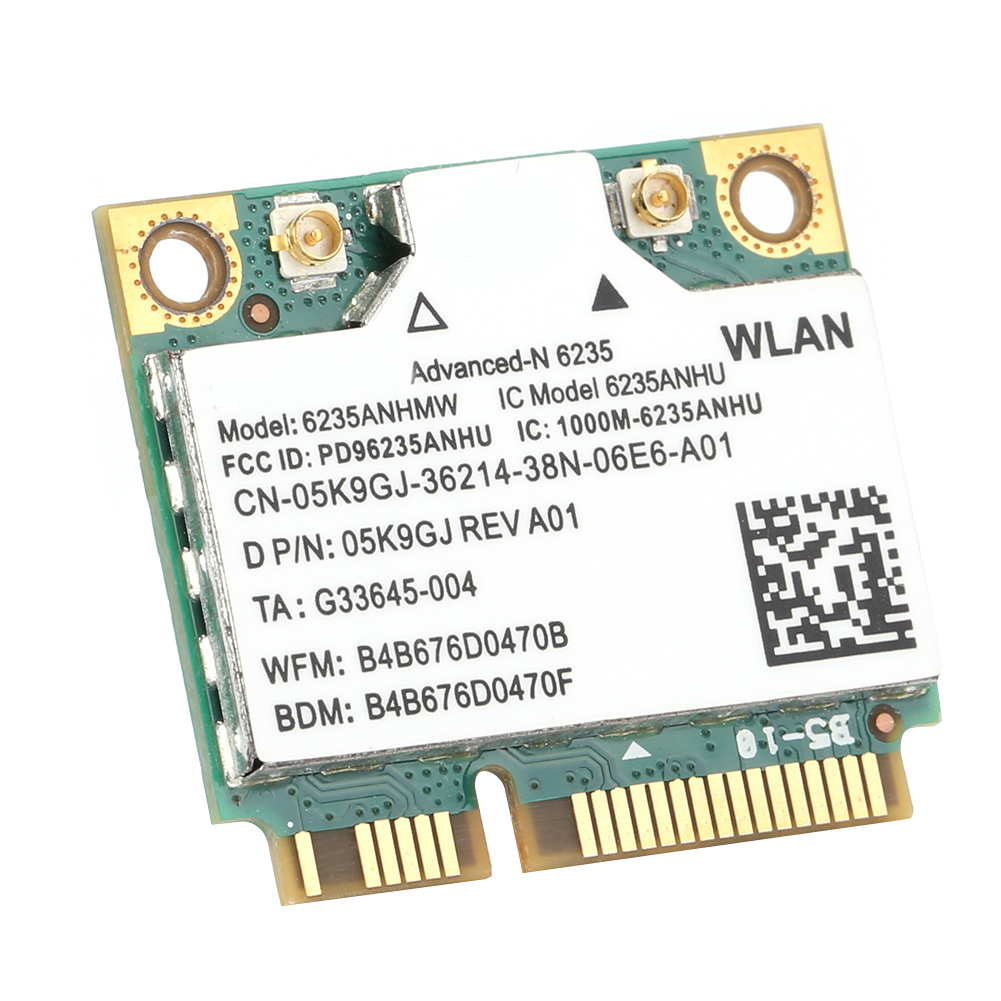Wireless Network Card for Intel 6235AN 300M 2.4g 5G DualBand PCIE for Bluetooth 4.0. 