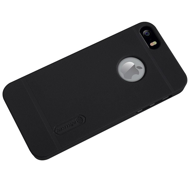 Nillkin for iPhone 5 & SE / 6 6s for iPhone 7 / 7 Plus / 8 for iPhone X & Xs / XR / Xs Max Hard Case, Frosted Shield Back Cover Phone Cases Only Black. 