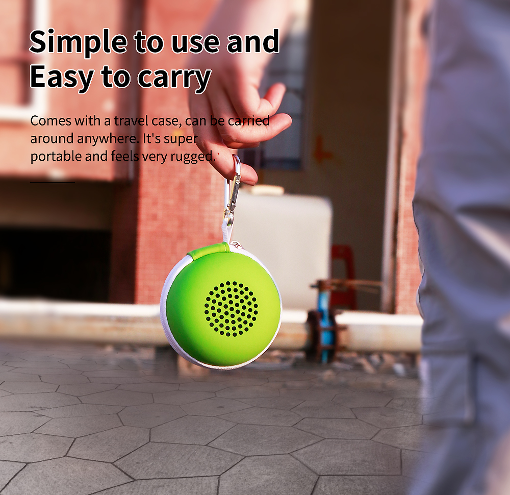 EWA Wireless Bluetooth Speaker with TF Portable Metal Subwoofer IPX7 Waterproof Speaker. 