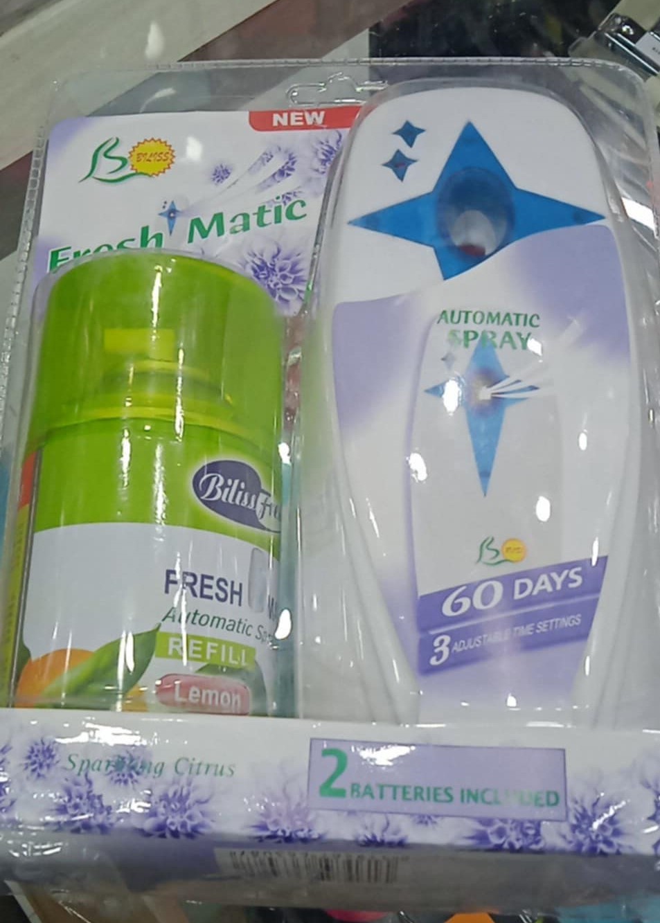 Bliss Fresh Matic Automatic Air Freshener With A Refill. 