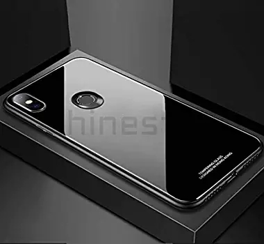 Xiaomi redmi note 6 pro এর জন্য গ্লাস কেস ব্যাক কভার (Back Case Cover For Smartphone). 