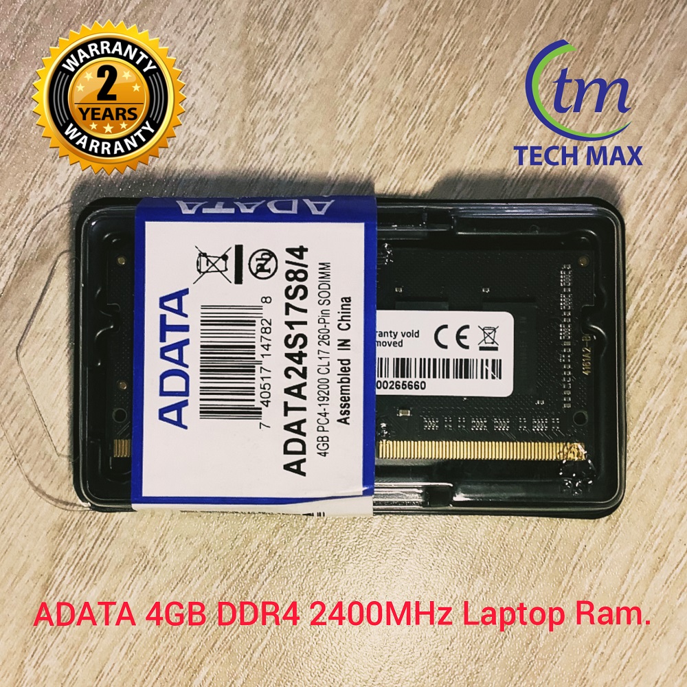 ADATA 4GB DDR4 2400Mhz / BUS Laptop RAM