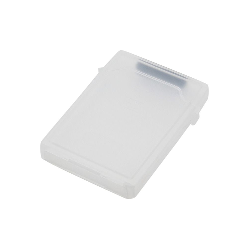 New 2.5 Inch Hard Disk Storage Box Strong Buckle Transparent Hard Drive Storage Case Multiple Colors PP Hard Drive Protective Cover SSD