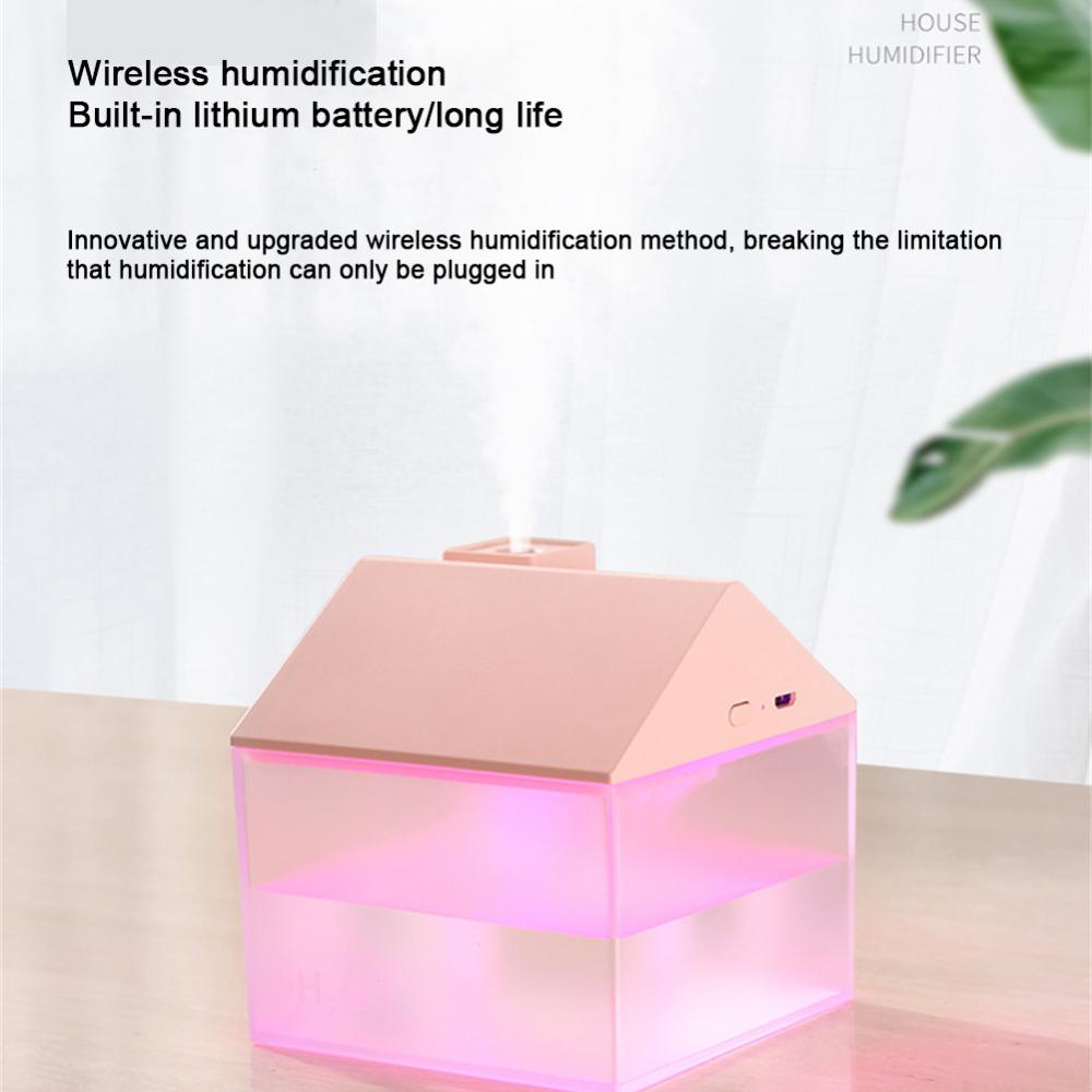 Ultrasonic Cool Mist Maker Convenient Minimalist Cute Fall-proof Mini Humidifier Air Humidifier Little Three-in-one House. 