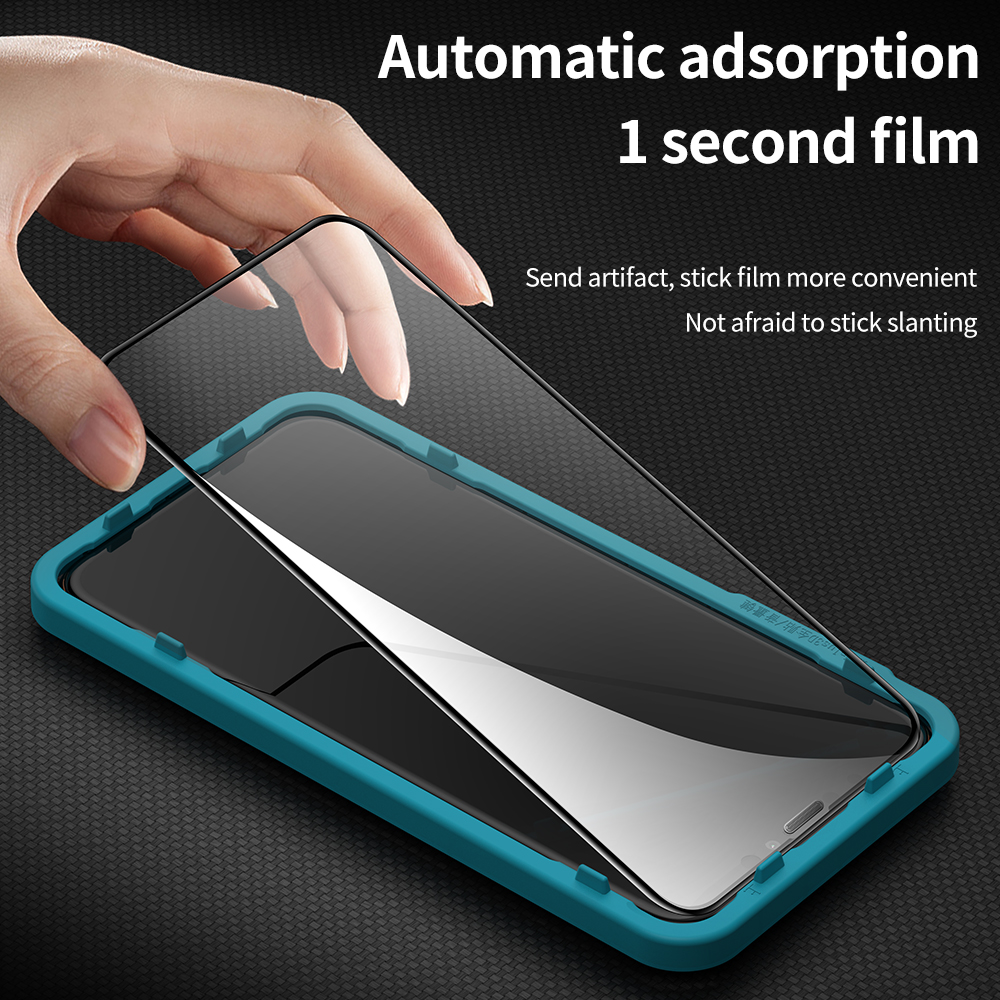 Smart Devil Dust Proof 9D Tempered Glass For Iphone 11 12 13 Pro Max Full Cover X / Xr Xs Screen Protector Protective Film. 