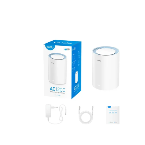 Cudy M1200 (1 Pack) AC1200 Whole Home Mesh WiFi Router. 