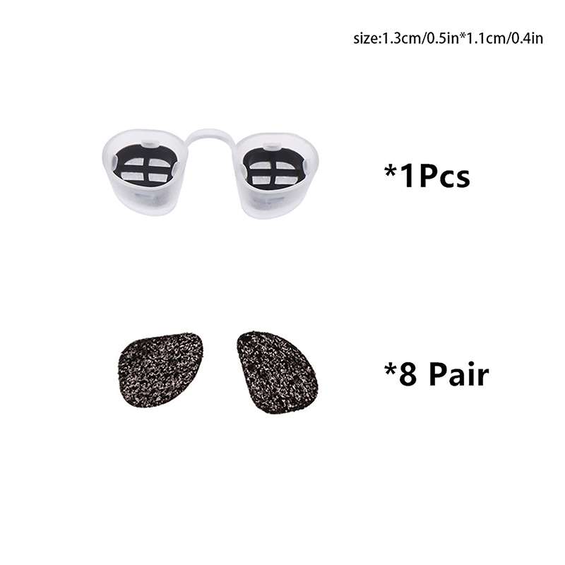 Comfortable Nose Invisible Nasal Filters Anti Air Pollution Pollen Allergy Mask Removable Nose Dust Filter Demoo