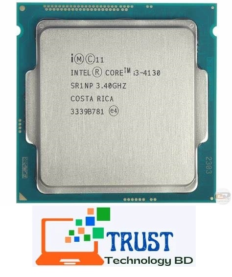 Intel Core i3 4th Gen Processor 3.40Ghz. 