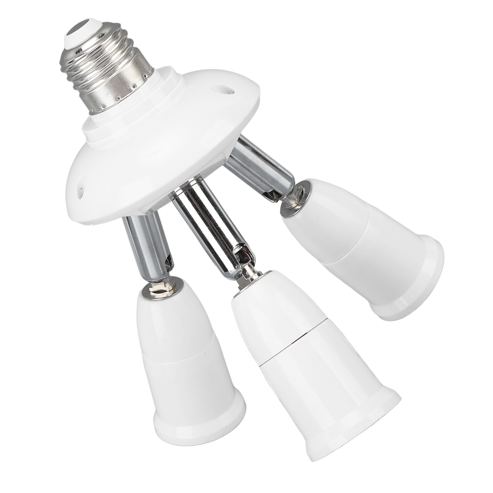 Light Socket Splitter Adapter E26 E27 Light Bulb Socket Adapter Splitter 180 Degree Bendable for Bedrooms. 