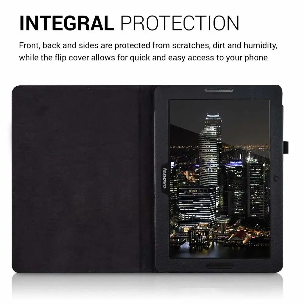 【3C VictoryEagle】Protective Case for Lenovo A7600 Tablet Cover funda Flip PU Leather Back Cover for Lenovo A10-70F A7600 10.1 Case. 