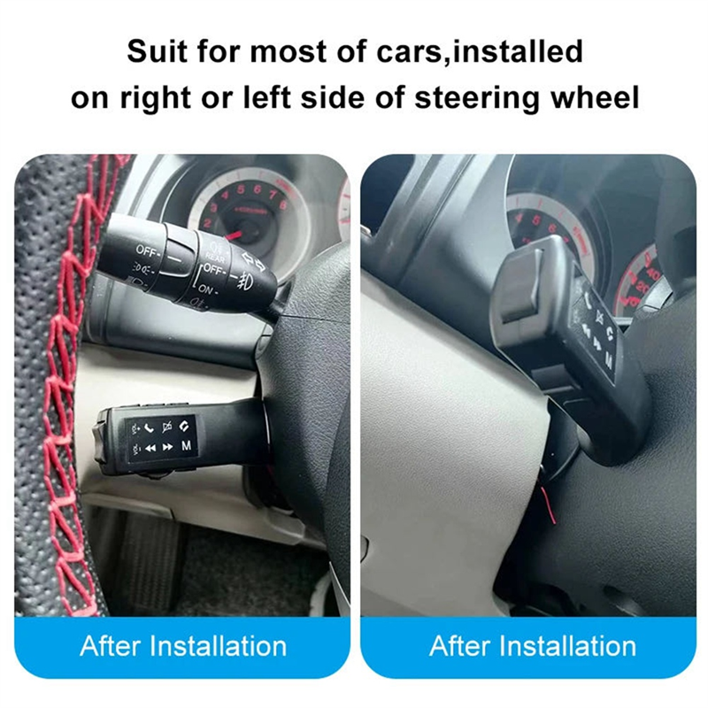Car Steering Wheel Multi-Function Control Button Handle Key Universal Android Radio DVD 2 Din Android Wired Control Replacement Parts. 
