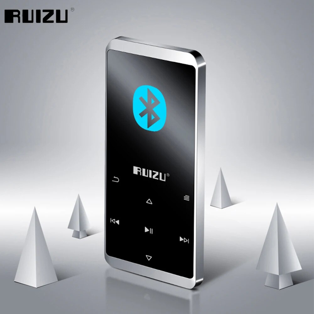 RUIZU D02 Bluetooth MP3 Player With Speaker Lossless Music Video Player 8G 16G Walkman Support FM Voice Recorder E-book TF Card. 