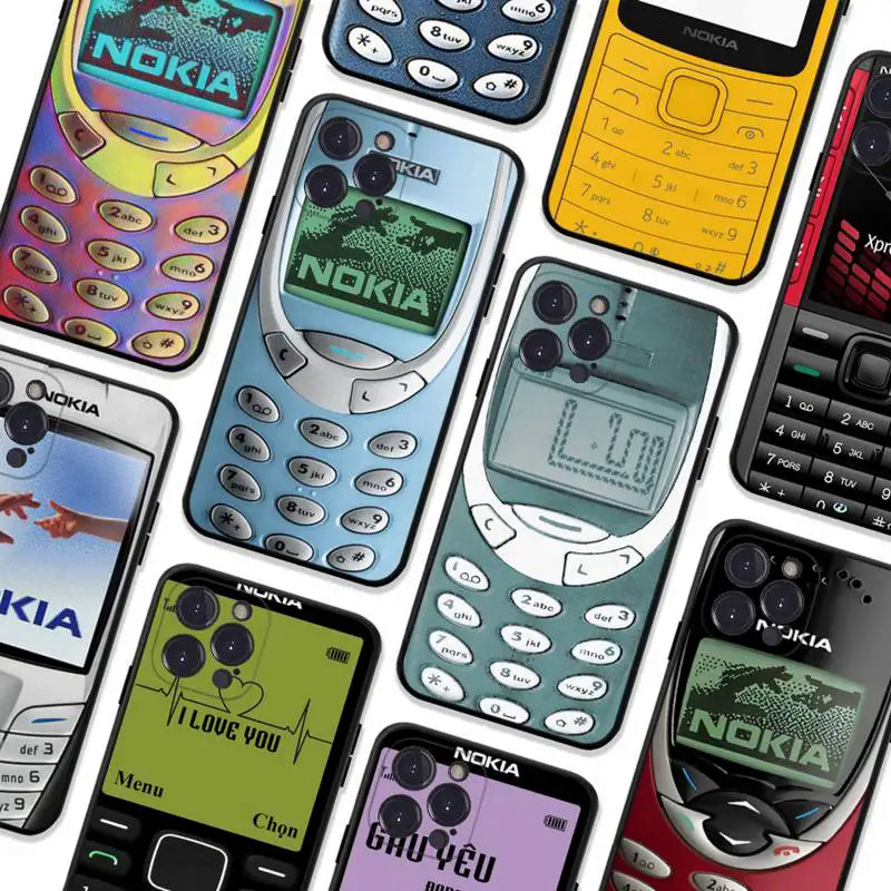 Retro Old Nostalgia N-nokia Phone Case For iPhone 14 11 12 13 Mini Pro XS Max Cover 6 7 8 Plus X XR SE 2020 Funda Shell
