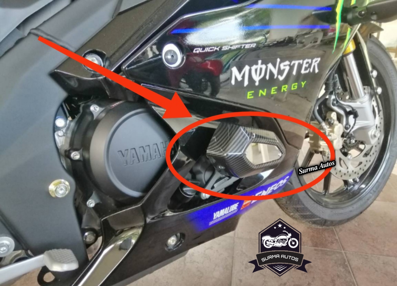 Motorcycle Engine Guard Frame Slider Crash Pad Protector Cover Decorative Modification Parts Compatible For YAMAHA R15 V4. 