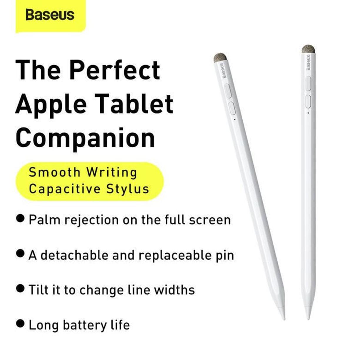 Baseus Smooth Writing Capacitive Stylus with Palm Rejection Tilt Pressure Detachable and Replaceable Pin Active + Passive version