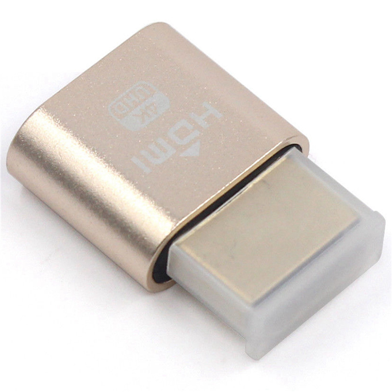 5X VGA Virtual Display Adapter HDMI DDC EDID Dummy Plug Headless Ghost Display Emulator Lock Plate 1920X1080. 