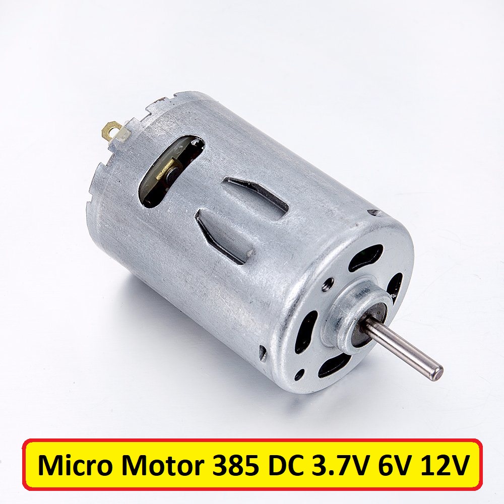 385 MOTORS Micro Motor 385 DC 3V 6V 12V For Toy Car Boat Electric Motor Bicycle Drill Vacuum Cleaner Household Hair Dryer Electric Tools. 