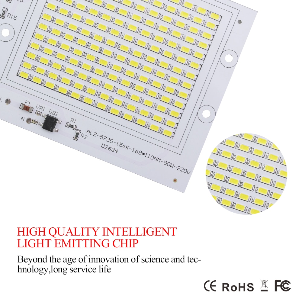 【Nice Day Toy Findings Store】(New) LED light beans Lampadas LED bulb SMD Smart IC 20W 30W 50W 90W outdoor floodlight White/warm bulb high power. 