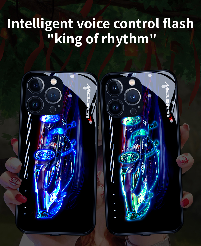 RGB/Luminous Mobile Back Cover Case for Samsung S24 Ultra. 
