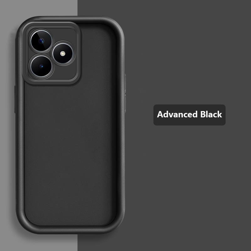Olige Case For Realme C53 Angel Eye Step Matte Shockproof Lens Protective Film Melard Color Soft Phone Case Back Cover