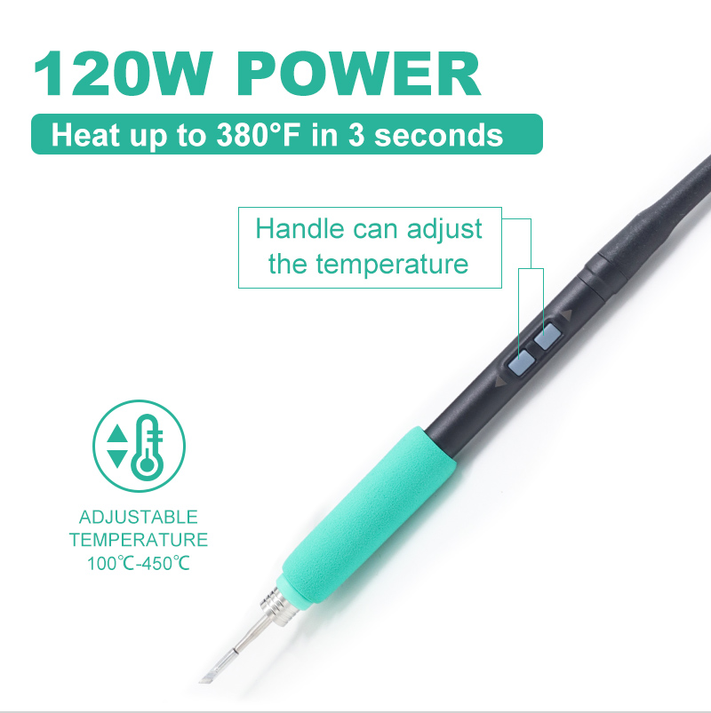 AIFEN A5 Soldering station Compatible Soldering iron Tips C210 245 C115 Handle Soldering and rework station Electronic tooL. 