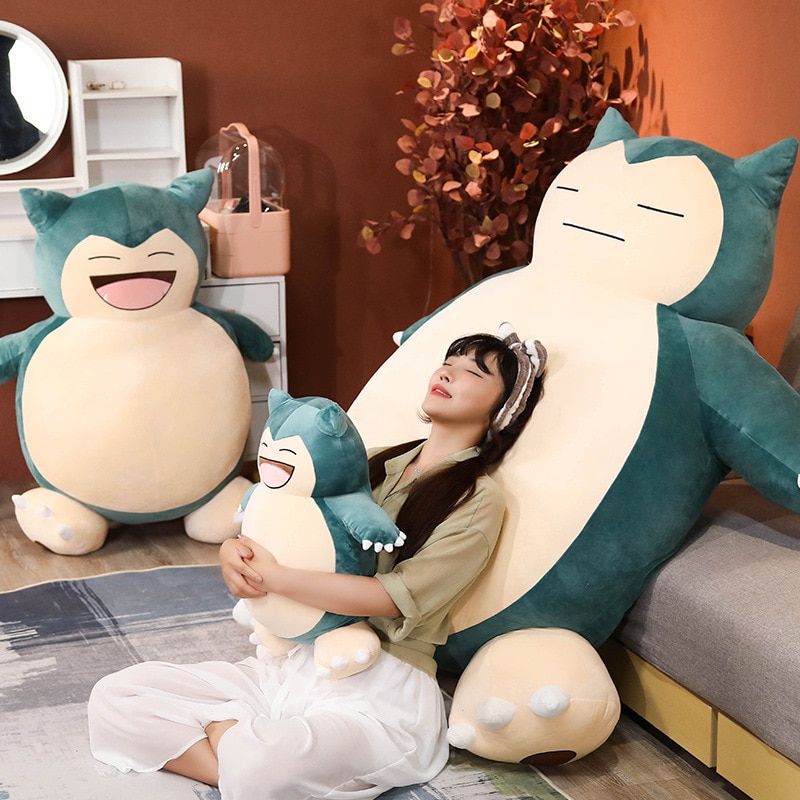 150 200cm Giant Snorlax Skin plush toy cover anime pocket snorlax plush pillow Cartoon Soft pillow case with Children s toys Daraz .bd