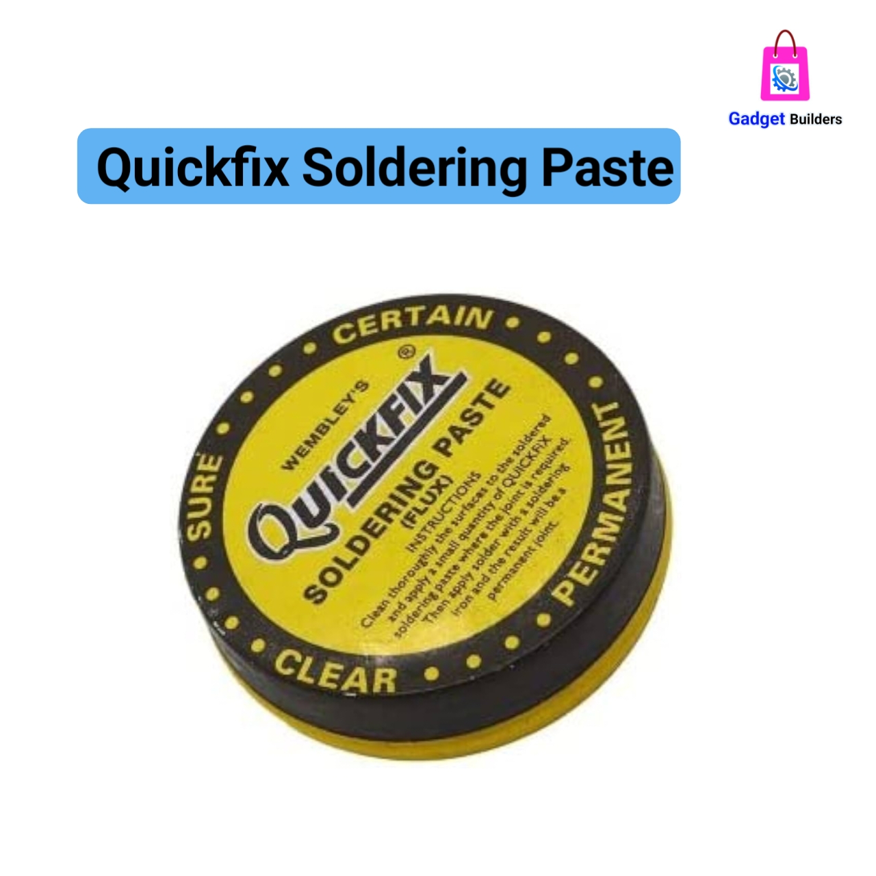 Quickfix Soldering Paste (Flux) | Soldering Rosin Flux Paste | Lithium Battery Soldering Paste |. 