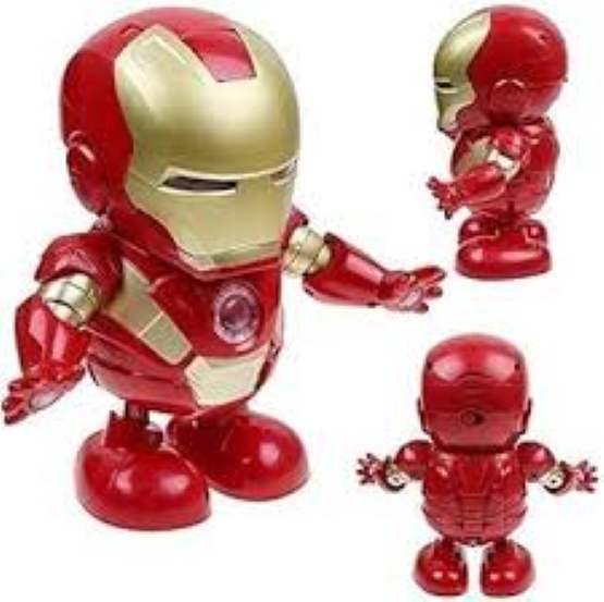 Iron Man-Dance Hero Super Hero  Iron Man  Dancing Robot Toy With Real Dance Move, Music And Lights For Kids. 