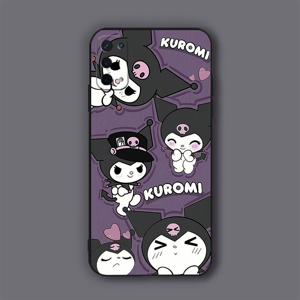 Cartoon Kuromi Cute Phone Case For OPPO A98 A96 A94 A93 A92 A92S A91 A78 A74 A73 A72 A58 A57 A55 A54 A53 A52 A17 A16 A15 Cover. 
