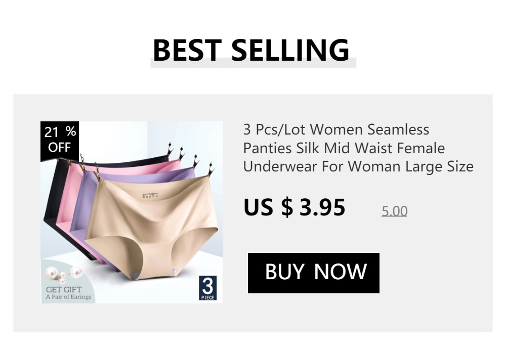 Women's Seamless Panties Slip Silk Satin Underwear Woman Ruffle Female  Underpants Lady Briefs Girls Smooth Plain Panty