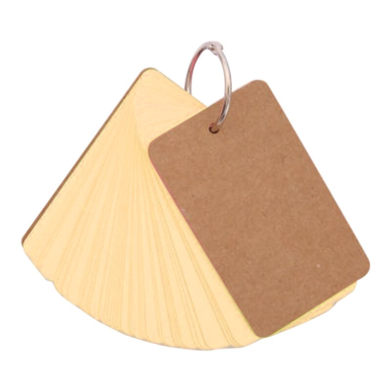 100 Sheets Heavy Index Cards Blank Study Cards Memo Card DIY Note Book ...